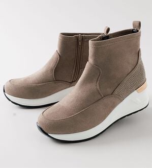 BELLUNA（ベルーナ）の「４Ｅ厚底ビジュー使いストレッチブーツ（ブーツ）」｜オーク