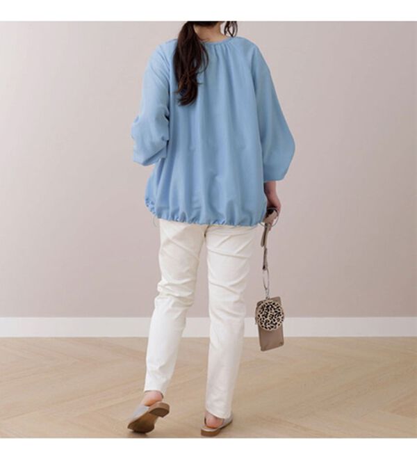 BELLUNA（ベルーナ）の「サテン素材ブルゾン（ブルゾン）」｜詳細画像