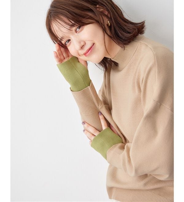 Viola e Viola（ヴィオラ エ ヴィオラ）の「洗えるもちもちレイヤード風ドルマンニット（ニット・セーター）」｜詳細画像