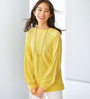 BELLUNA（ベルーナ）の「ふんわりカシミヤタッチニットプルオーバー（ニット・セーター）」｜詳細画像