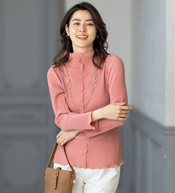 ルフラン（ルフラン）の「【３色組】プリーツロングプルオーバー（カットソー）」｜詳細画像