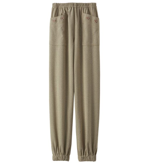 BELLUNA（ベルーナ）の「ツイード調素材コロンパンツ（フルレングスパンツ）」｜詳細画像