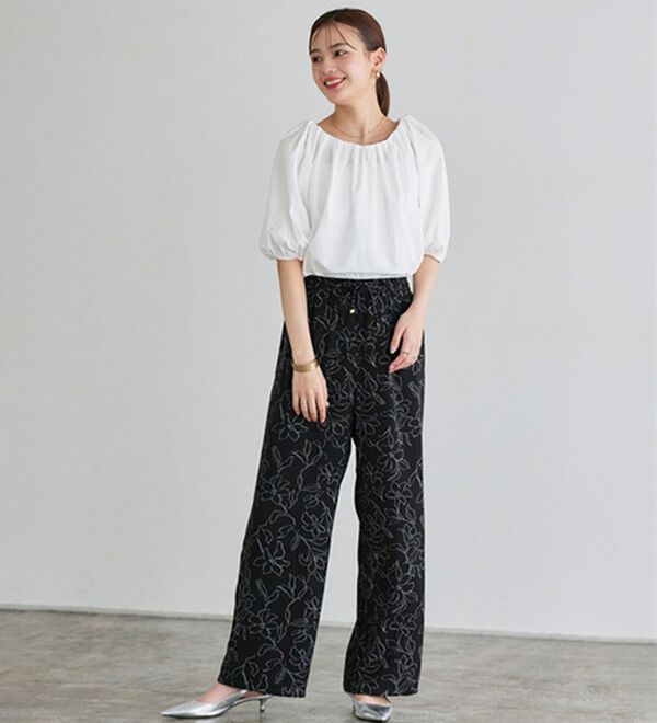 Pierrot（ピエロ）の「【接触冷感・吸水速乾】夏に快適！ウォッシャブルイージーパンツ（その他パンツ）」｜詳細画像