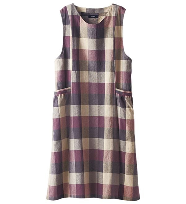 BELLUNA（ベルーナ）の「ポケット使いジャンパースカート（ジャンパースカート）」｜詳細画像