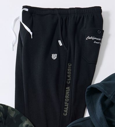 「＜ケー・スイス＞差がつく着こなし！裏起毛リラックスパンツ（メンズフルレングスパンツ）」