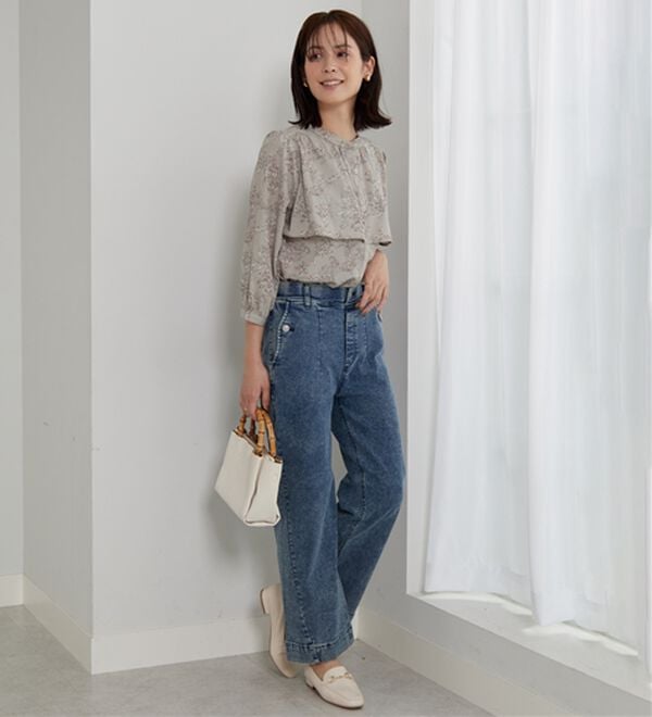 BELLUNA（ベルーナ）の「ケープ風デザインブラウス（ブラウス）」｜詳細画像