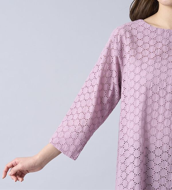 BELLUNA（ベルーナ）の「綿１００％サークルレース素材チュニック（チュニック）」｜詳細画像