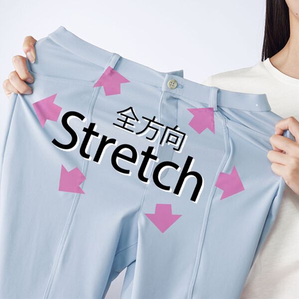 BELLUNA（ベルーナ）の「ヒンヤリ冷感！ハイテンション美脚パンツ　スリムストレート（フルレングスパンツ）」｜詳細画像