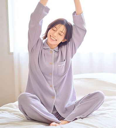 「ふんわりキルト快眠サポートパジャマ（パジャマ・ルームウェア）」