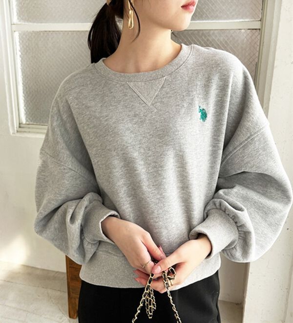 GeeRA（ジーラ）の「【Ｕ．Ｓ．ＰＯＬＯ　ＡＳＳＮ】ショートスウェット（トレーナー・スウェット）」｜詳細画像