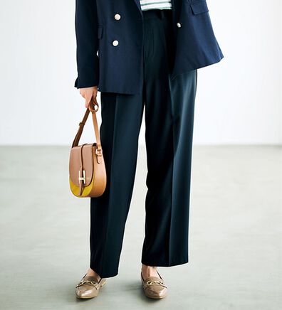 RANAN（ラナン）の「４つの機能付！きれい見えワイドパンツ（ワイドパンツ・ガウチョ）」