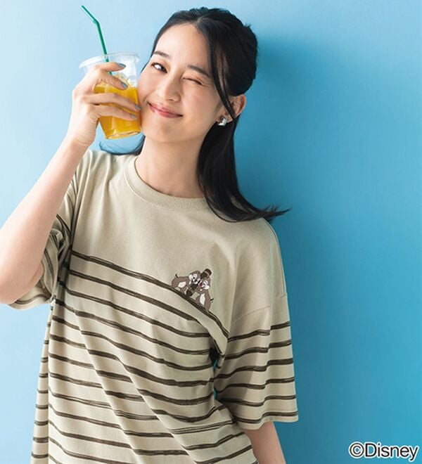 BELLUNA（ベルーナ）の「＜Ｄｉｓｎｅｙ＞綿混素材ゆるっとＴシャツ（カットソー）」｜詳細画像
