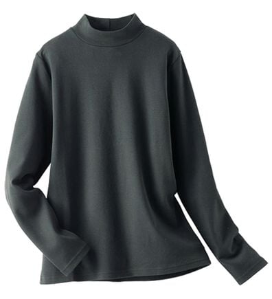 BELLUNA（ベルーナ）の「《ＨｕｇＲｅａｍコットン》裏起毛暖かハイネックプルオーバー（カットソー）」