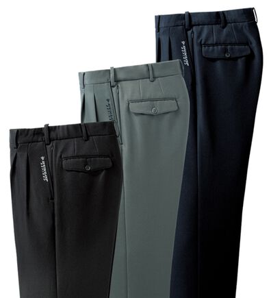 「【３本組】＜ダンロップ・リファインド＞楽らく安心定番裏フリーススラックス（メンズスラックス）」