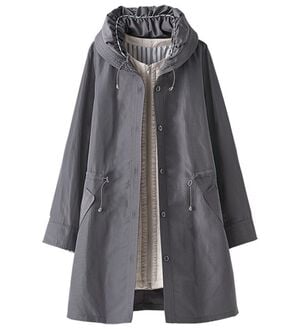 BELLUNA（ベルーナ）の「長期で活躍！おしゃれベスト付３ＷＡＹコート（ハーフコート）」｜チャコール