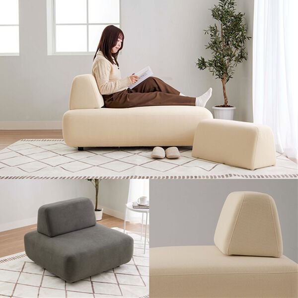 iellio（イエリオ）の「コンパクトマルチソファ　Ｎｕｎｕ（ソファ）」｜詳細画像