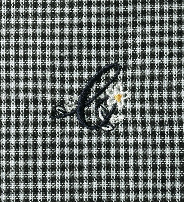 BELLUNA（ベルーナ）の「綿１００％ちび衿ボタン使いブラウス（ブラウス）」｜詳細画像