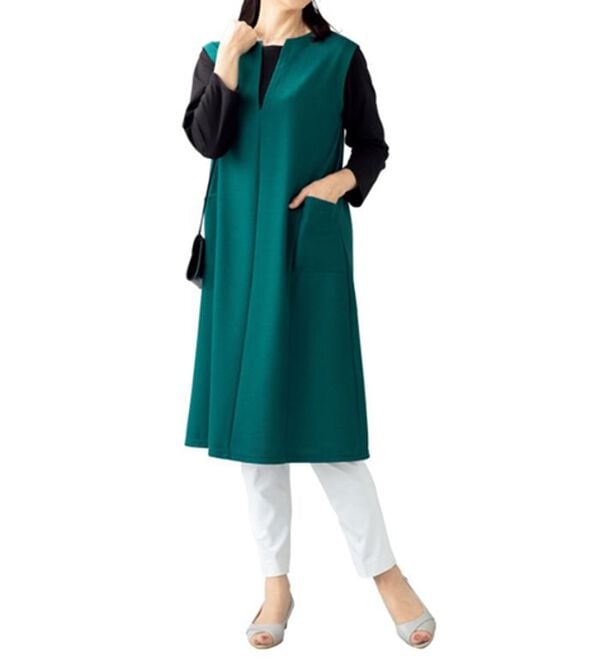 ルフラン（ルフラン）の「【３色組】重ねデザインリップル素材チュニックワンピ（チュニック）」｜詳細画像