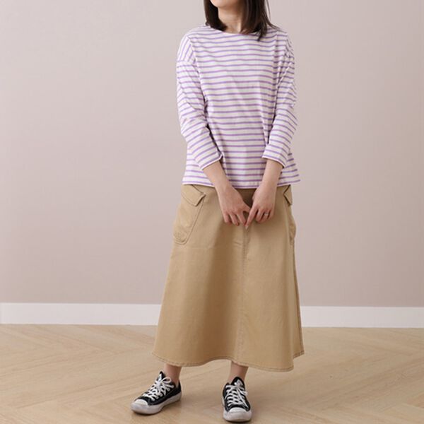 BELLUNA（ベルーナ）の「＜ｓｏｒａｆｕｋｕ＞ポケット使いフレアースカート（ロングスカート）」｜詳細画像