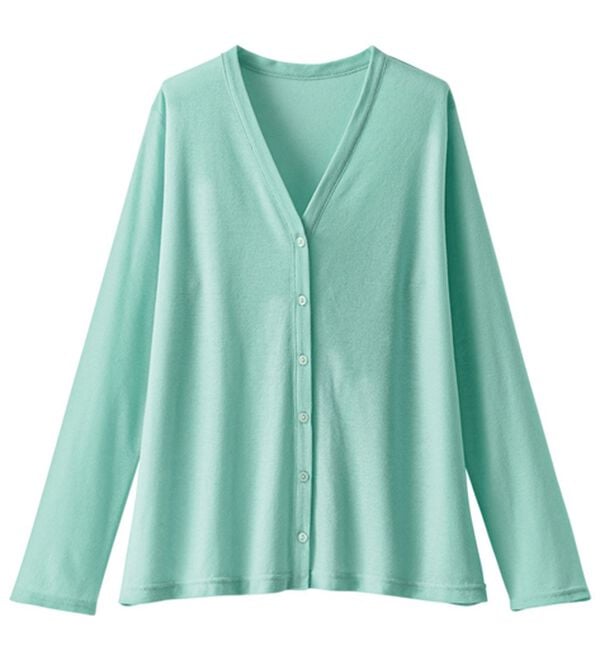 BELLUNA（ベルーナ）の「持ち運びに便利！ＵＶ対策シアーカーディガン（その他カーディガン）」｜詳細画像