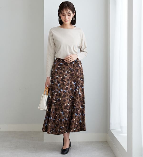 BELLUNA（ベルーナ）の「綿１００％大人顔サマ見えプルオーバー（カットソー）」｜詳細画像