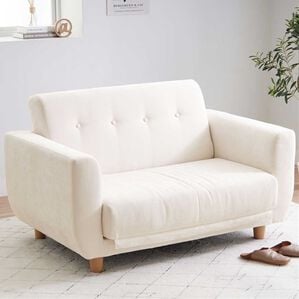 iellio（イエリオ）の「脚付３ｗａｙソファベッドＯｌｉｎ（ソファ）」｜アイボリー