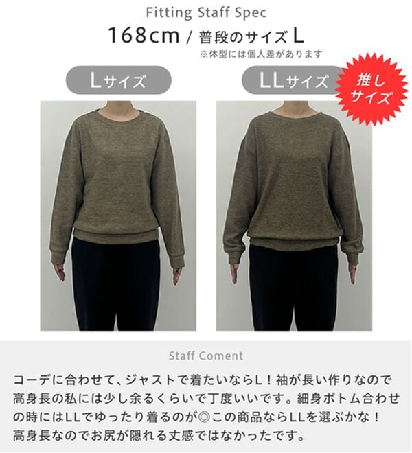 Viola e Viola（ヴィオラ エ ヴィオラ）の「【毎日着たい！】柔らかニットソーシンプルトップス（カットソー）」｜詳細画像