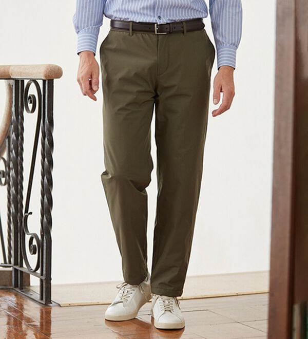 「＜アーノルド　パーマー＞進化系！すっきりハイブリッドダウンパンツ（メンズフルレングスパンツ）」｜詳細画像