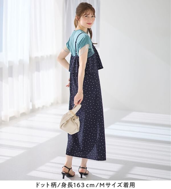 alotta（アロッタ）の「フリルキャミワンピース（カットソーワンピース）」｜詳細画像