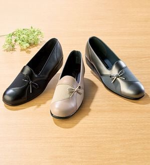 「日本製　サイドストレッチコンフォートパンプス（パンプス）」｜詳細画像