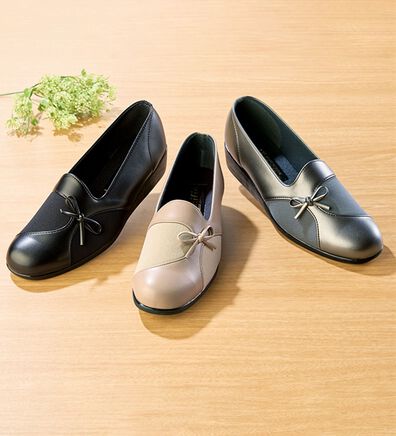 「日本製　サイドストレッチコンフォートパンプス（パンプス）」