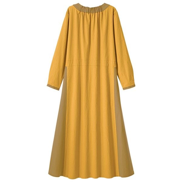 BELLUNA（ベルーナ）の「１枚で決まる！配色使いゆったりワンピース（その他ワンピース）」｜詳細画像