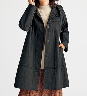 BELLUNA（ベルーナ）の「綿ナイロン素材ギャザーフードデザインジャケット（その他ジャケット）」｜詳細画像