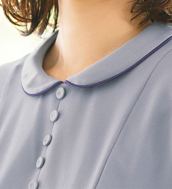 ルフラン（ルフラン）の「洗える！フロント釦ワンピース（その他ワンピース）」｜詳細画像