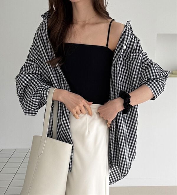 GeeRA（ジーラ）の「アソート柄オーバーサイズシャツ（シャツ）」｜詳細画像