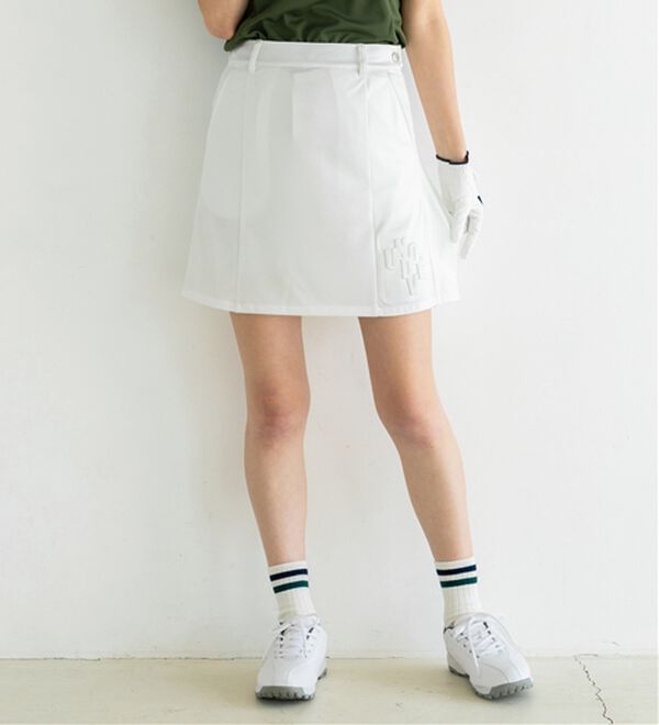 BELLUNA（ベルーナ）の「【三枝こころコラボ】後ろプリーツスカート（ミニスカート）」｜ホワイト