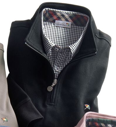 「＜アーノルド　パーマー＞シャツレイヤードカルゼトレーナー（メンズトレーナー）」