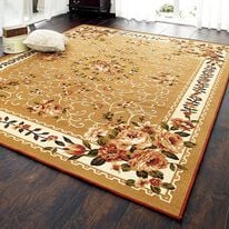 「絵羽柄はっ水加工カーペット（カーペット）」