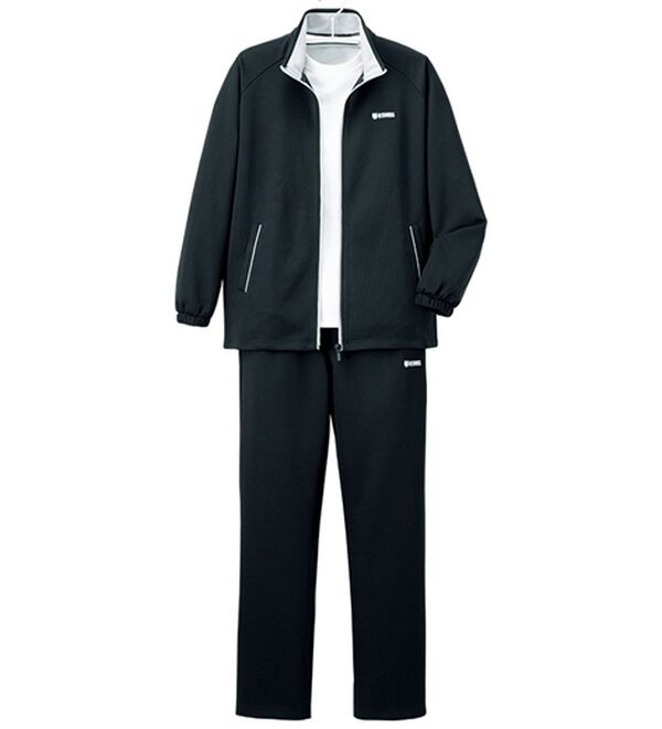 「＜ケー・スイス＞デイリージャージスーツ（メンズルームウェア）」｜ブラック