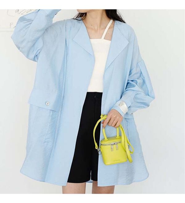 GeeRA（ジーラ）の「ビッグシルエットシャツジャケット（シャツ）」｜詳細画像