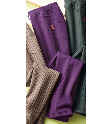 ルフラン（ルフラン）の「ピッタリしない裏側毛布な美脚パンツ（フルレングスパンツ）」