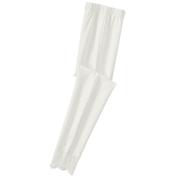 BELLUNA（ベルーナ）の「【２本組】裾ケミカルレース使いレギンス（スパッツ・レギンス）」｜詳細画像