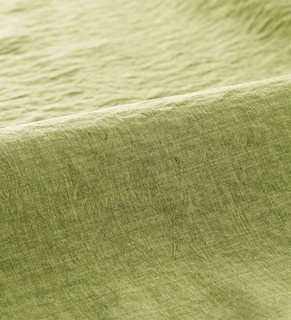 BELLUNA（ベルーナ）の「ヒンヤリ！麻調素材袖リボン使いシャツチュニック（チュニック）」｜詳細画像