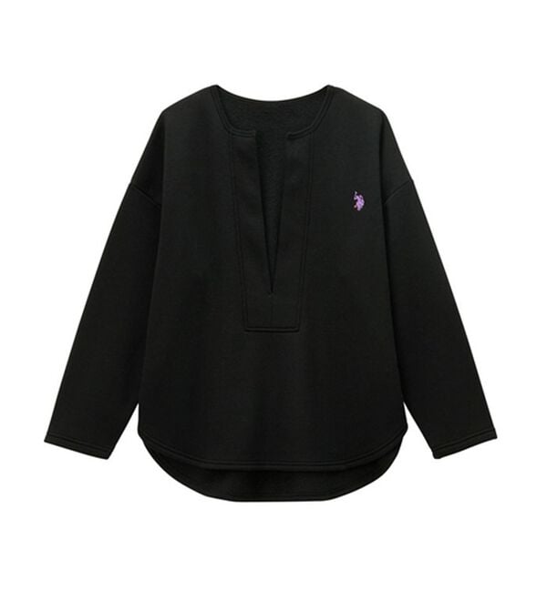 GeeRA（ジーラ）の「【Ｕ．Ｓ．ＰＯＬＯ　ＡＳＳＮ】深Ｖネックプルオーバー（トレーナー・スウェット）」｜詳細画像