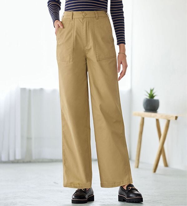 BELLUNA（ベルーナ）の「大人のきれいめベイカーチノパンツ（フルレングスパンツ）」｜詳細画像