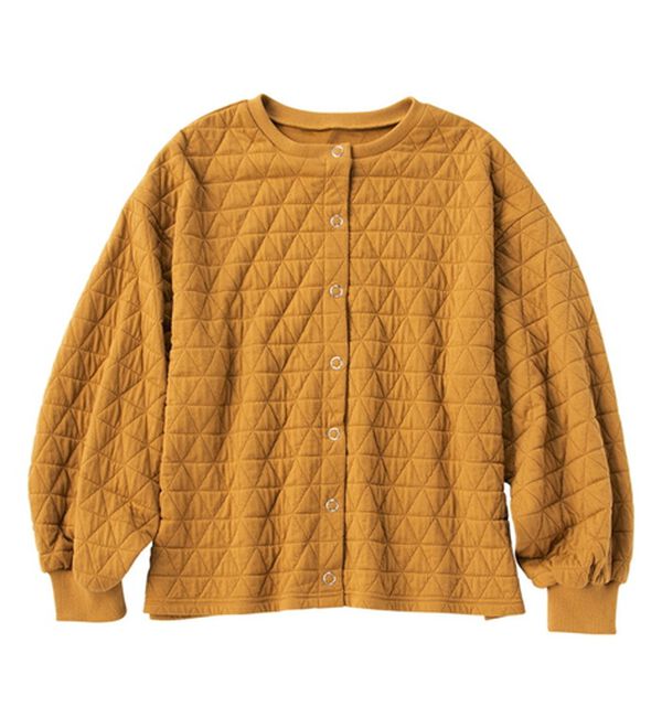 Viola e Viola（ヴィオラ エ ヴィオラ）の「ふかふか三角キルトカーデ（その他カーディガン）」｜詳細画像