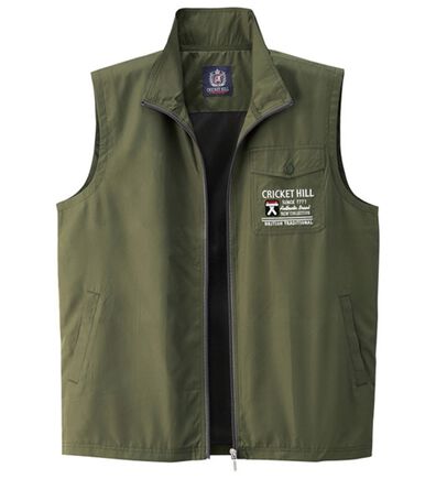 「ブランドデザイン裏メッシュベスト（メンズベスト）」