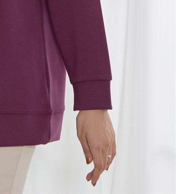 BELLUNA（ベルーナ）の「【新色追加】ワイドネックサイド切替プルオーバー（カットソー）」｜詳細画像