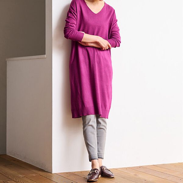 RANAN（ラナン）の「カシミヤタッチニットワンピース（ニットワンピース）」｜詳細画像