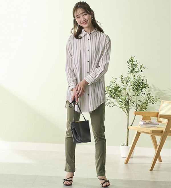 BELLUNA（ベルーナ）の「ゆるフィットスキニーパンツ（フルレングスパンツ）」｜詳細画像